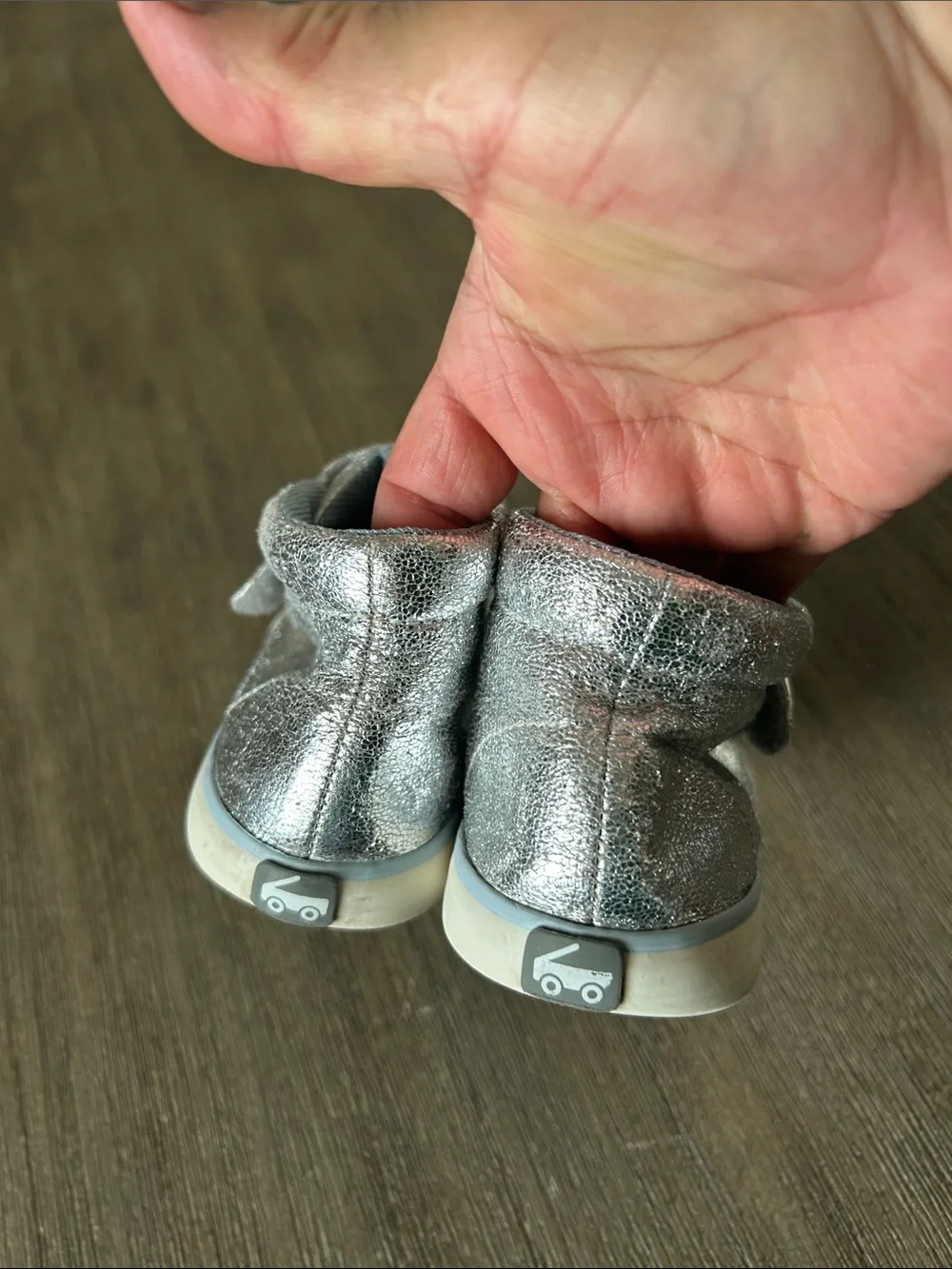 see Kai run Drew Silver, Gently Used, Size 9.